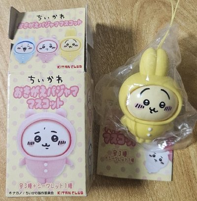 烏薩奇 睡衣扭蛋吊飾