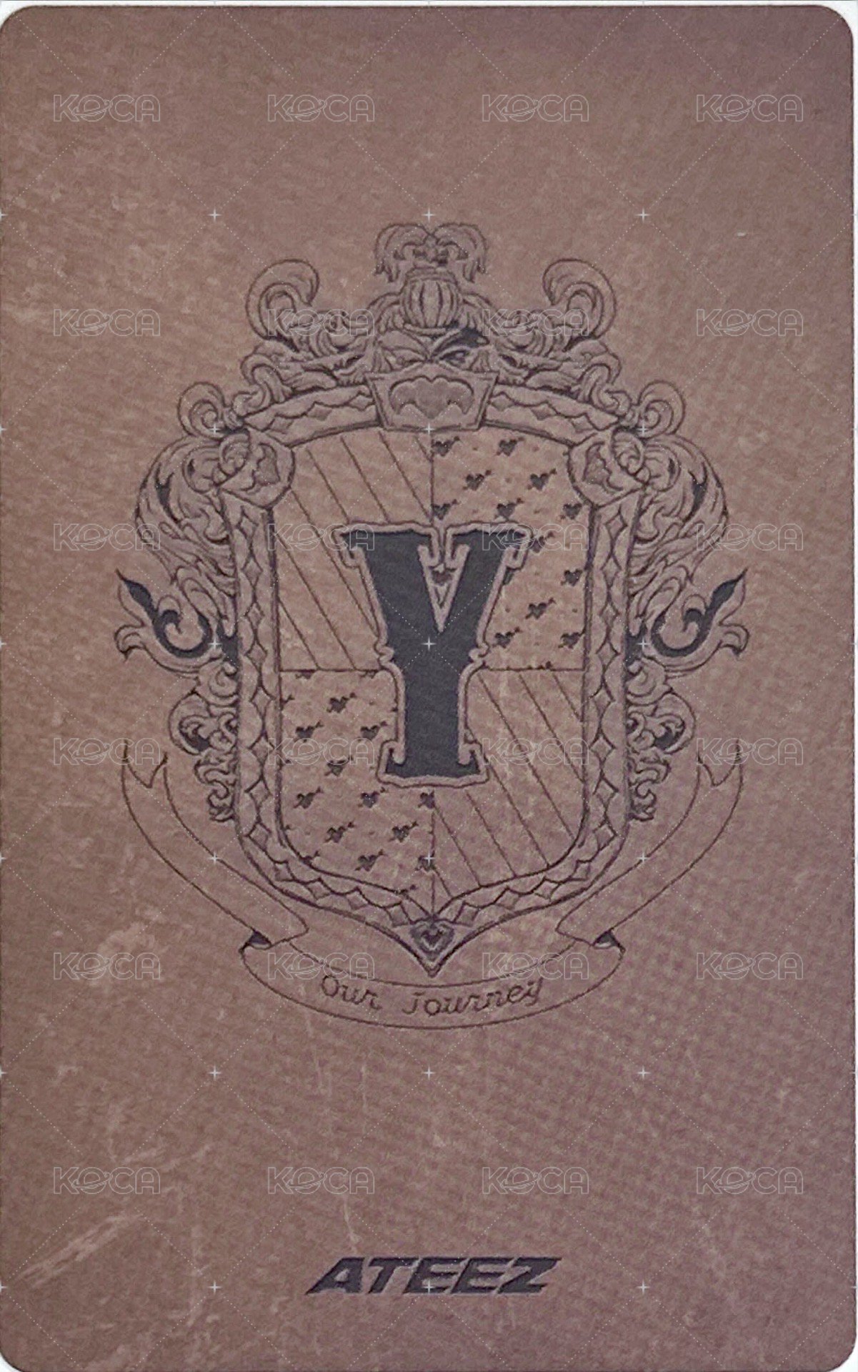 [YUNHO PENDANT NECKLACE] : Our Journey 周邊卡  背面