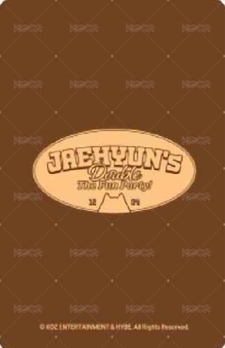 25生日 盤子 周邊卡  背面