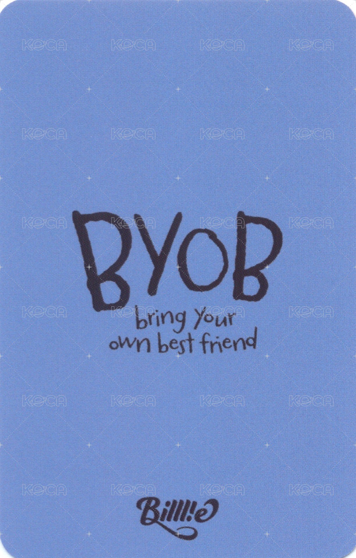 side-B 第一週 打歌卡  背面