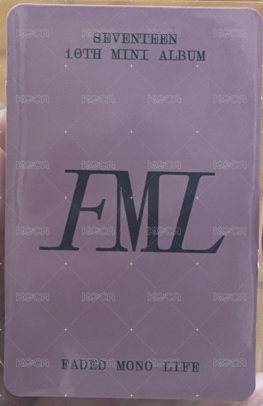 MINI10 yzy A 簽售卡  背面