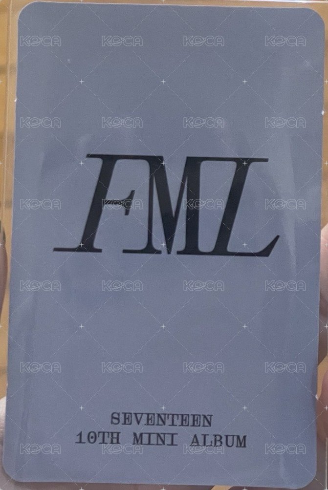 MINI10 yzy C 簽售卡  背面