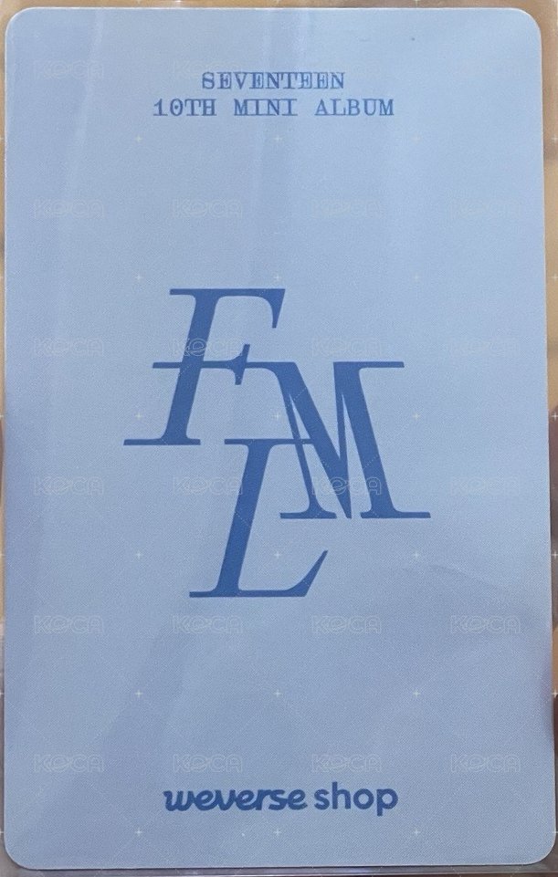 MINI10 wvs 簽售卡  背面