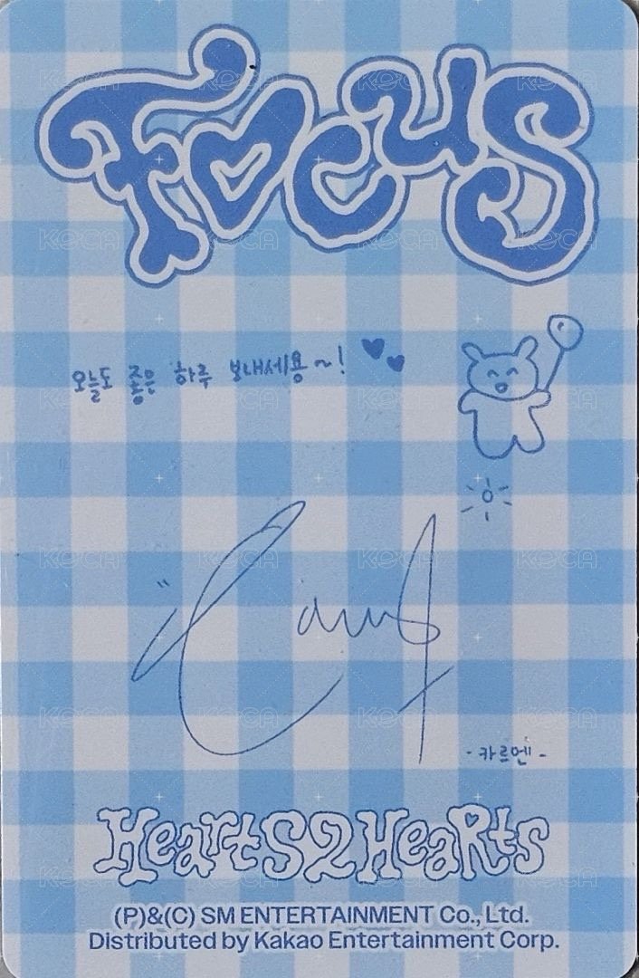 迷一 專輯卡 Smini ver. 背面