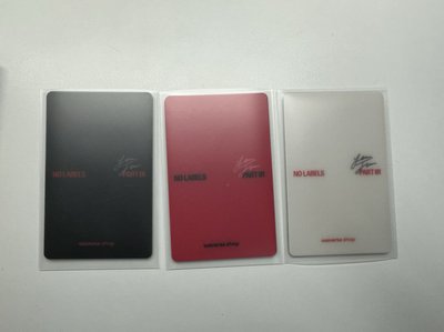 然竣NO LABELS WVS 特典鏡子卡