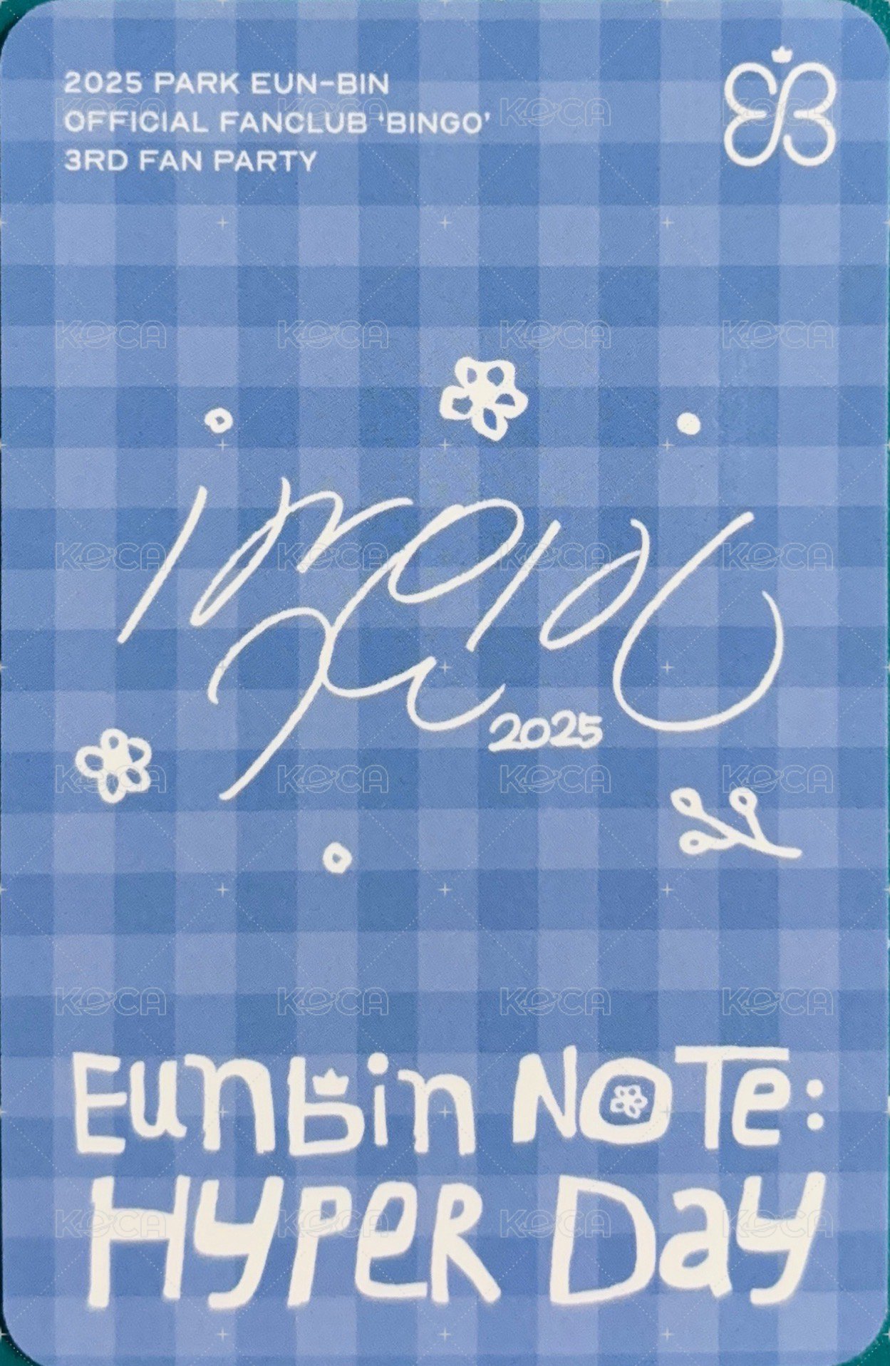 25 fm 入場卡 / 場限卡  背面