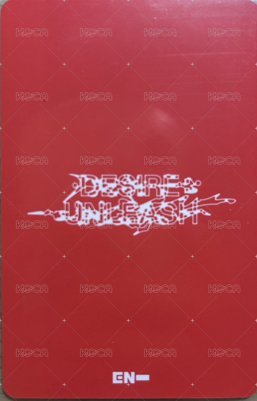 迷六 日咖 單封 特典卡  背面