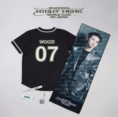 SEVENTEEN RIGHT HERE日巡球衣 權順榮 李知勳 HOSHI WOOZI
