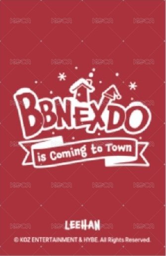BBNEXDO 聖誕快閃 線上 滿額卡  背面