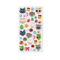 BBNEXDO 聖誕快閃 立體 貼紙 