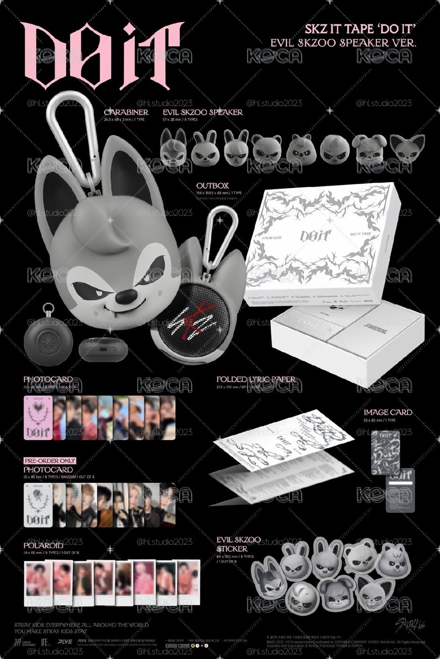 限換單/ Stray Kids DO IT EVIL SKZOO SPEAKER VER
