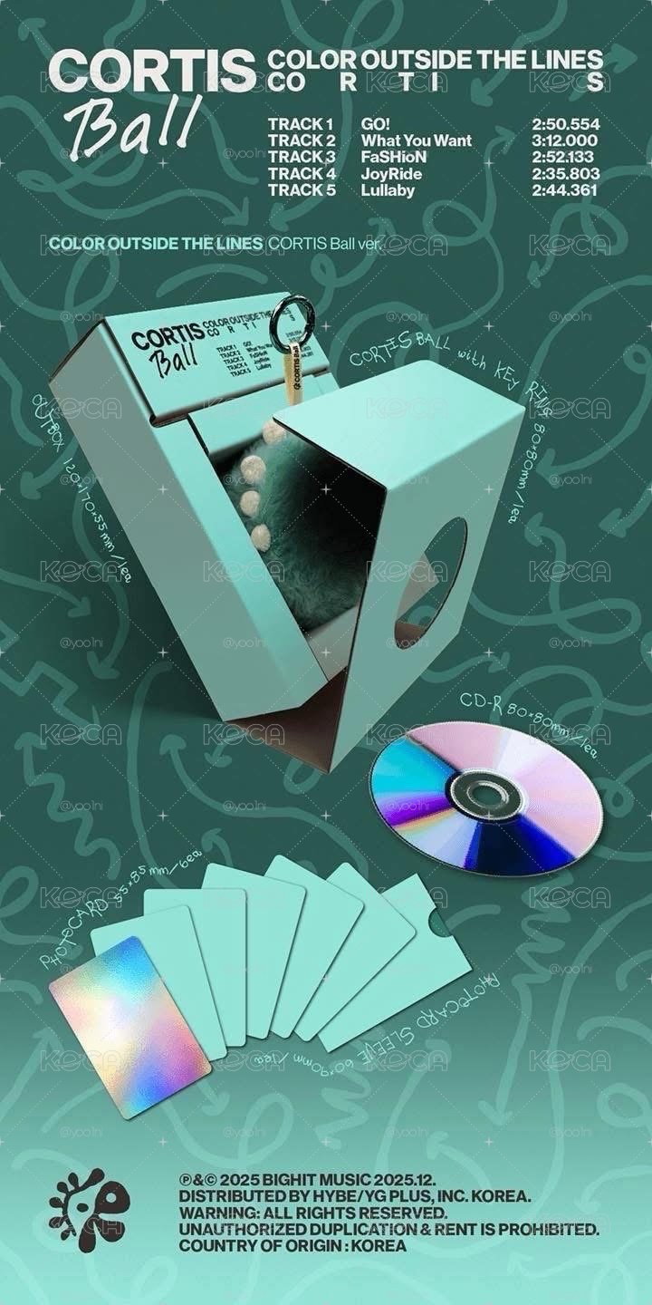 CORTISCOLOR OUTSIDE THE LINES專輯】❝預購非現❞ Cortis 迷一球專