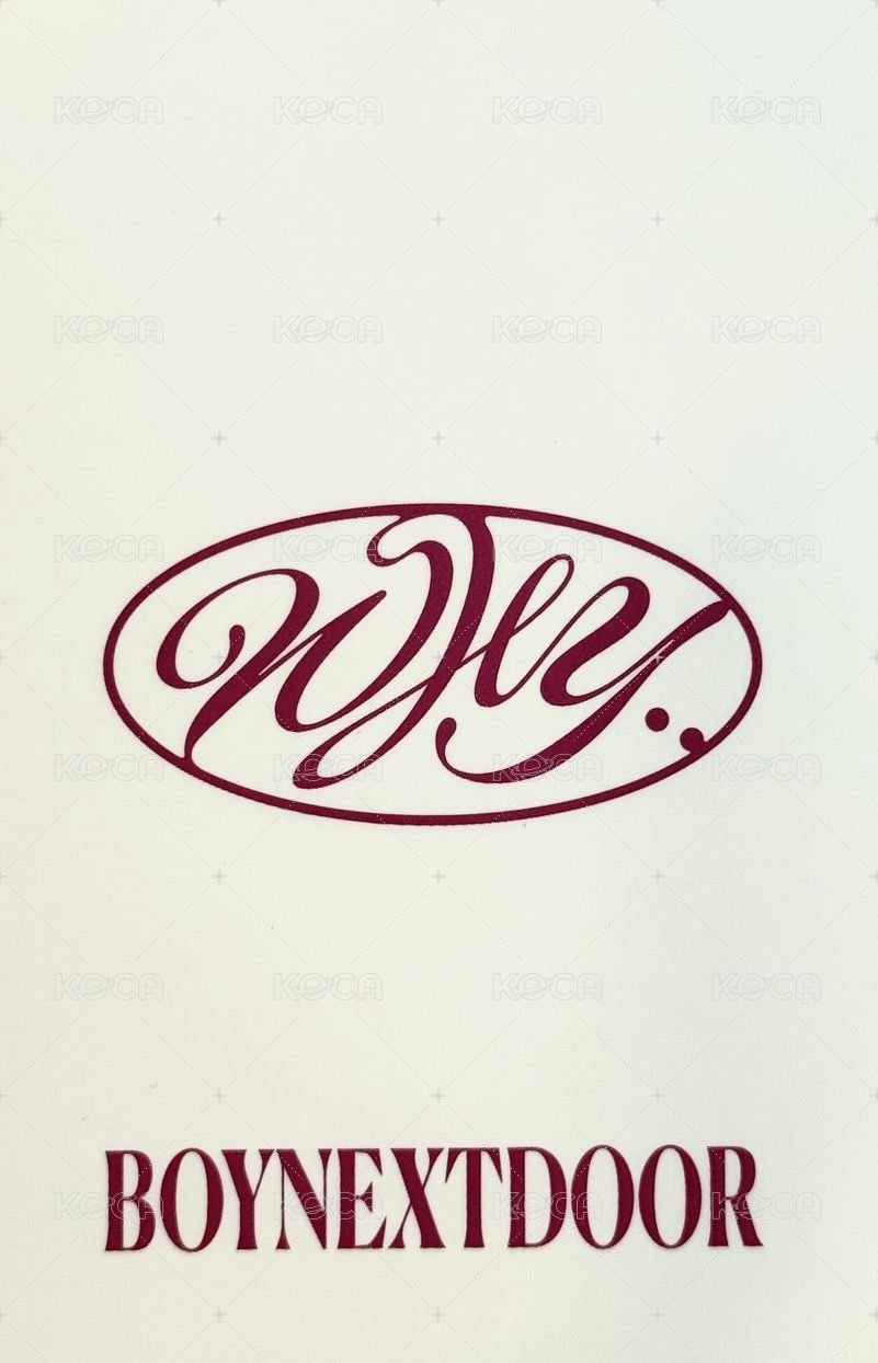 WHY.. 日咖 抽選卡  背面