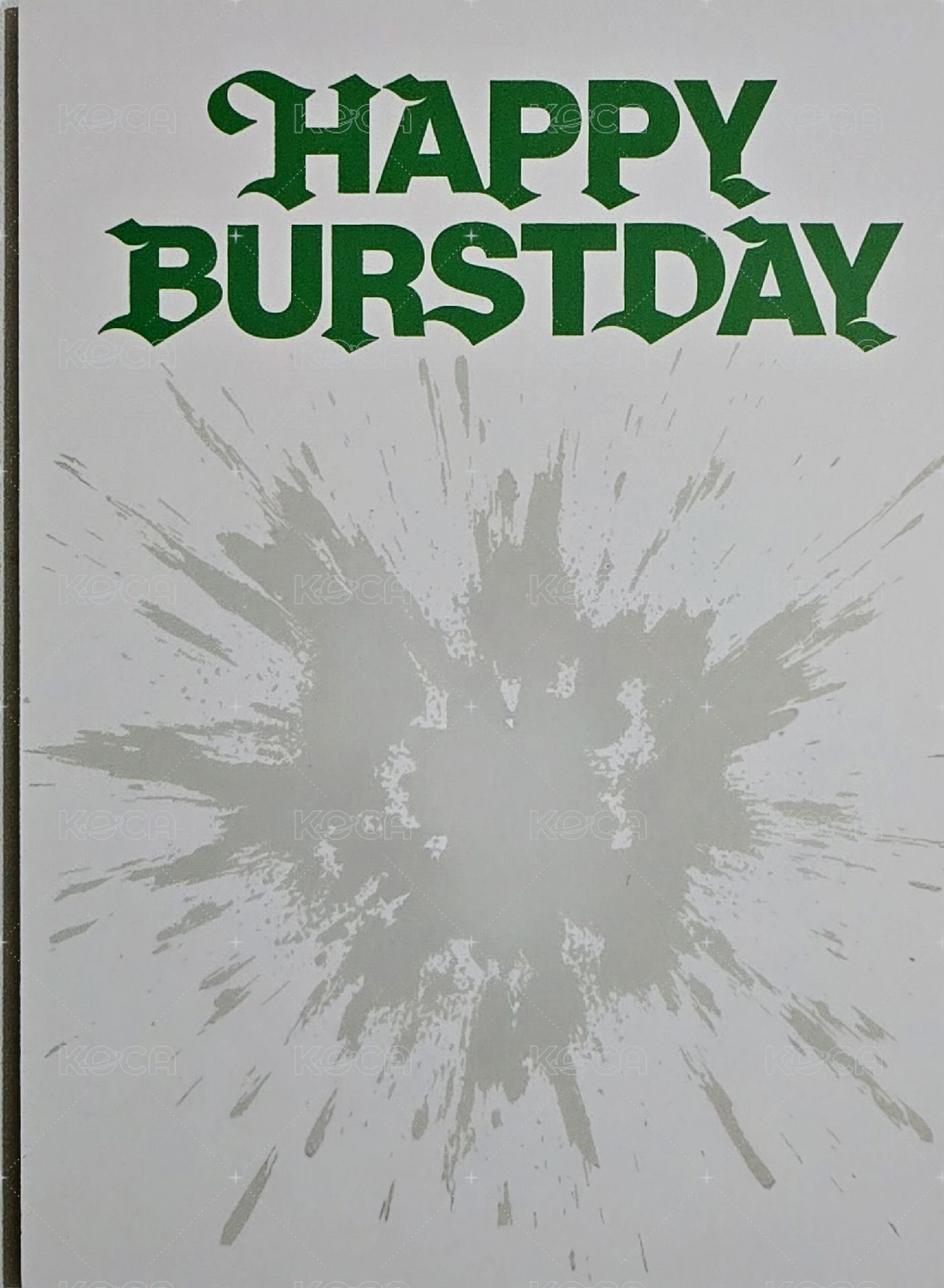 正五 KIT ver. 明信片 New Burstday 背面