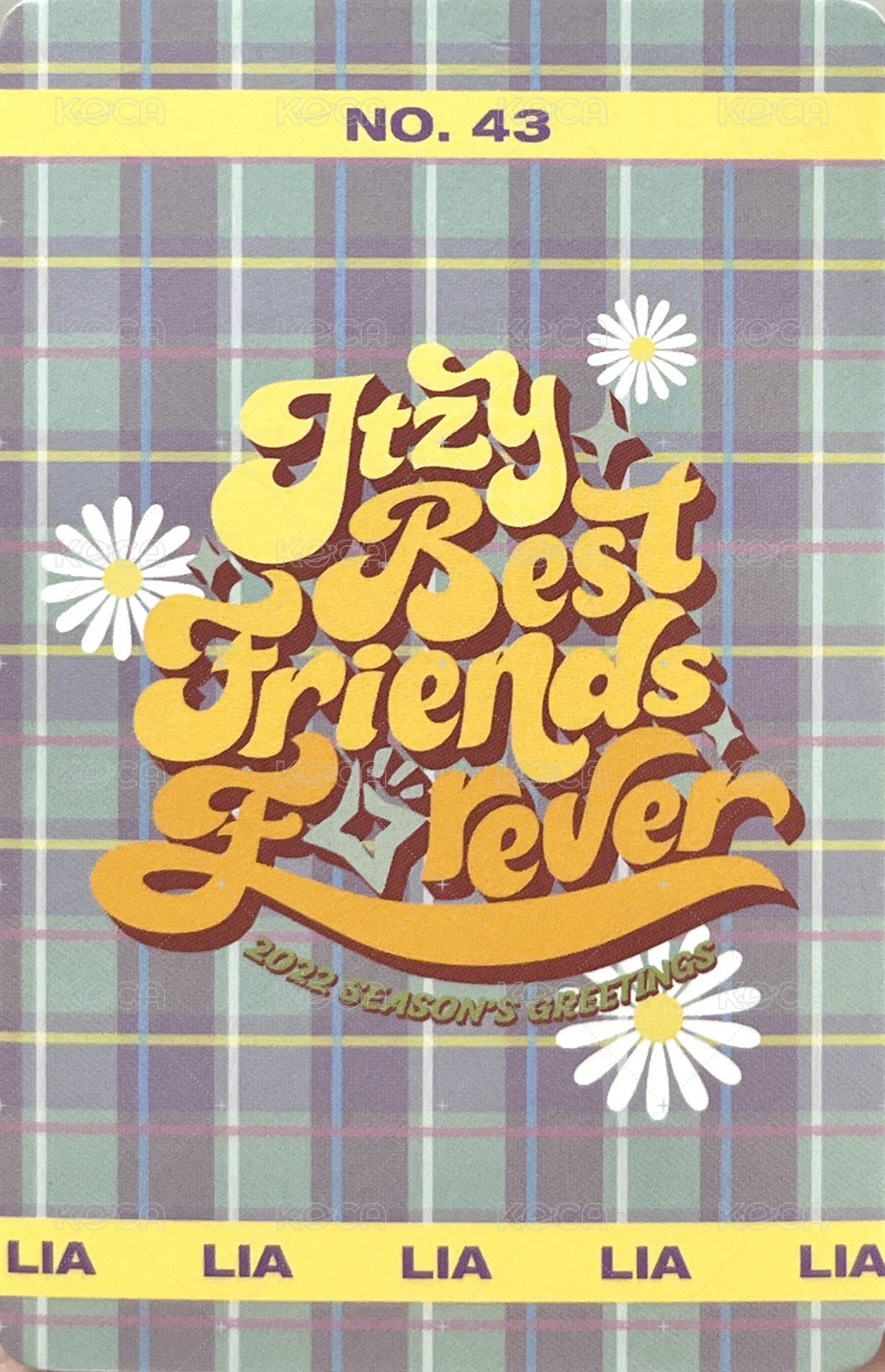 2022年曆 隨機卡 No.43 背面