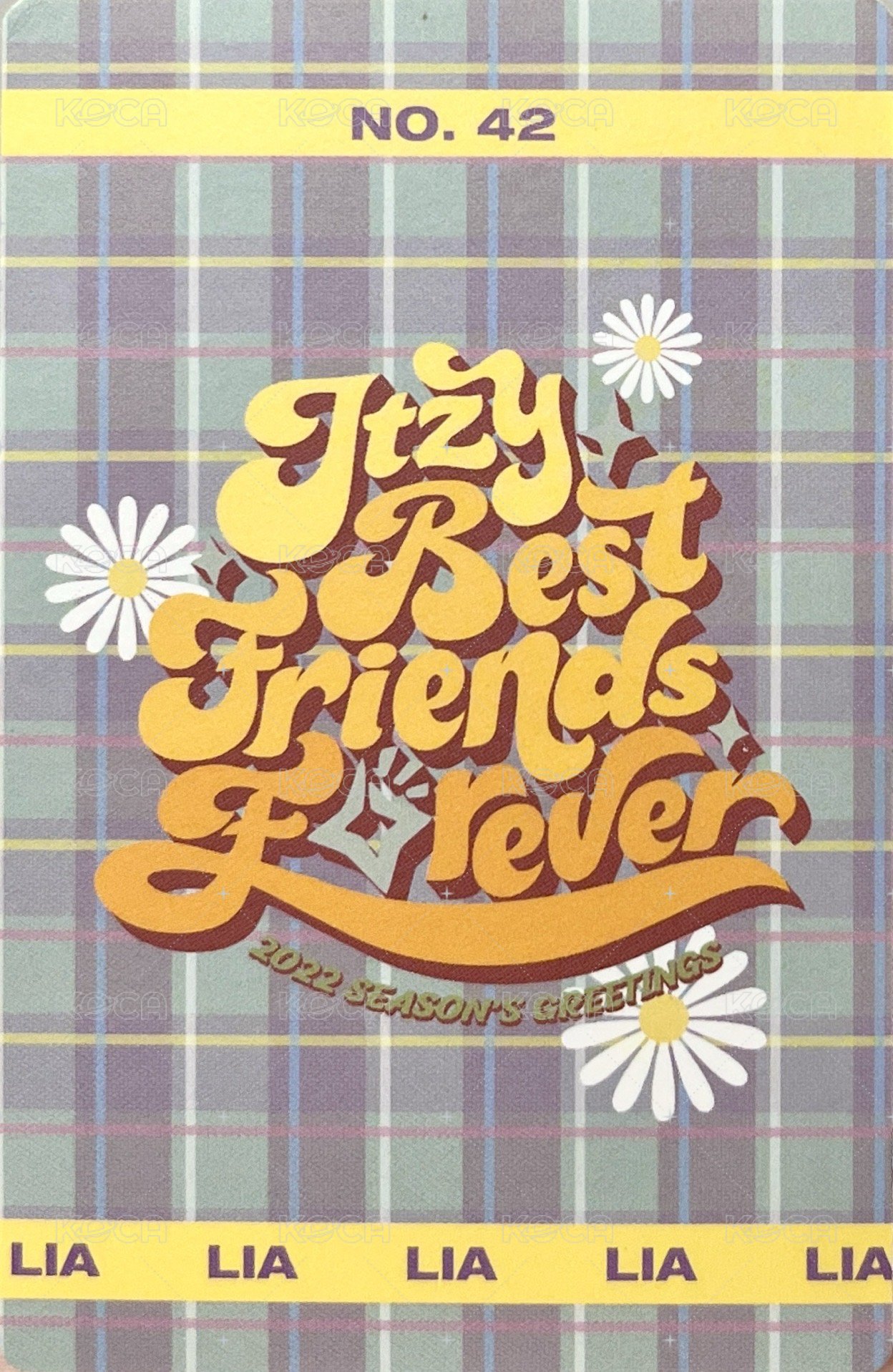 2022年曆 隨機卡 No.42 背面