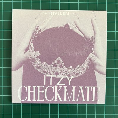 ITZY Ryujin 申留真 明信片