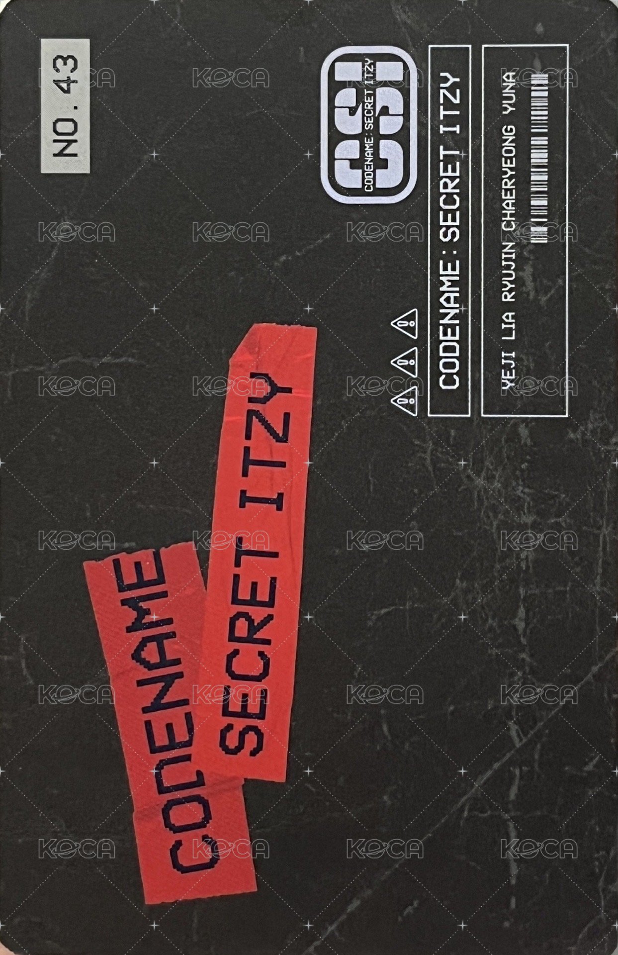 CSI 隨機卡 No.43 背面