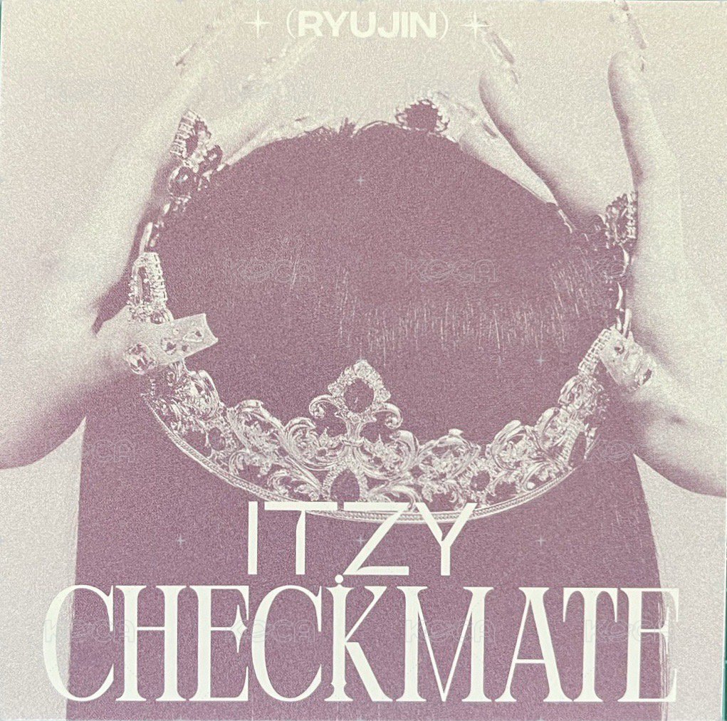 CHECKMATE 明信片 普版 預售禮 背面