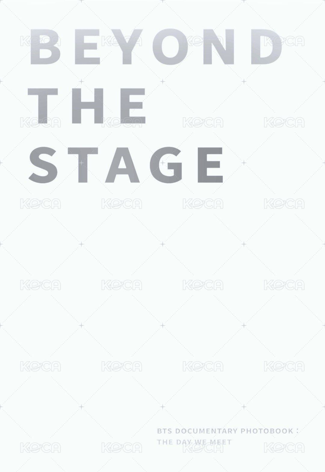 Beyond The Stage am 特典卡  背面