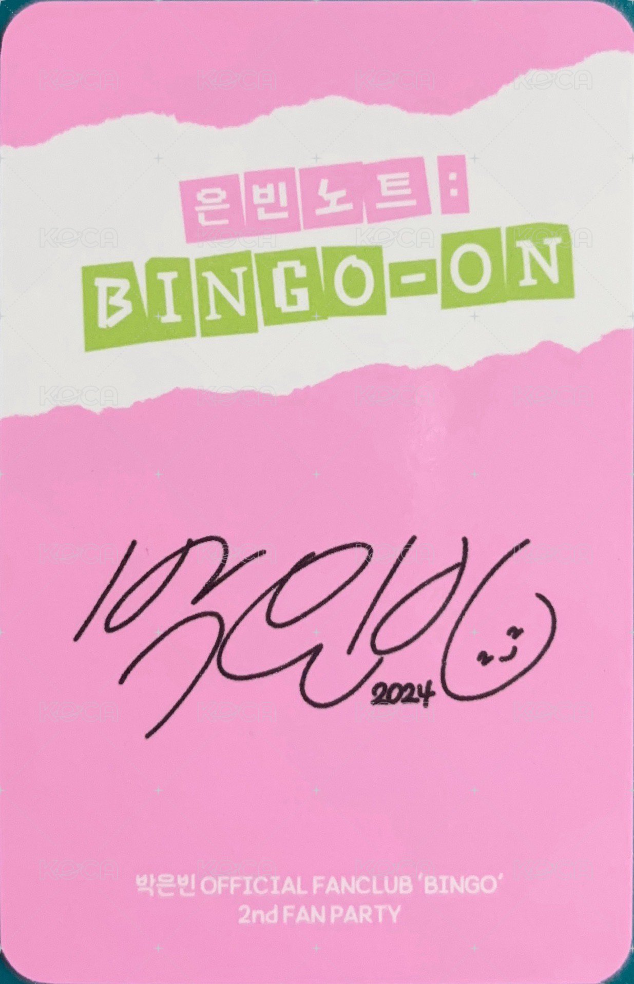 24 fm 拍照道具 周邊卡  背面