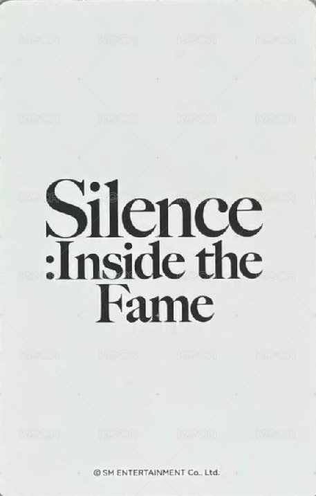 照片展 sm 幸運卡  背面