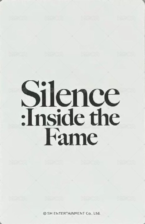 照片展 sm 幸運卡  背面