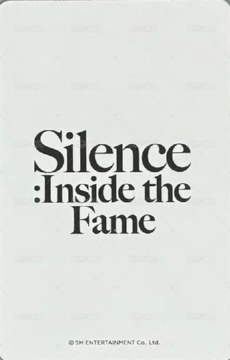 照片展 sm 幸運卡  背面