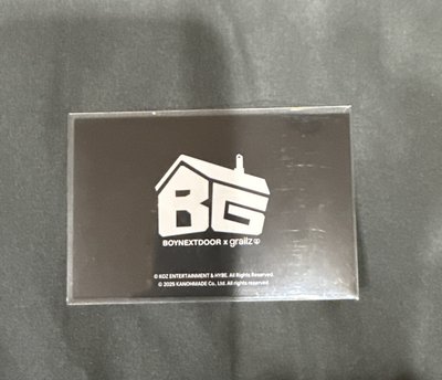 Knock On 巡迴 周邊卡團卡