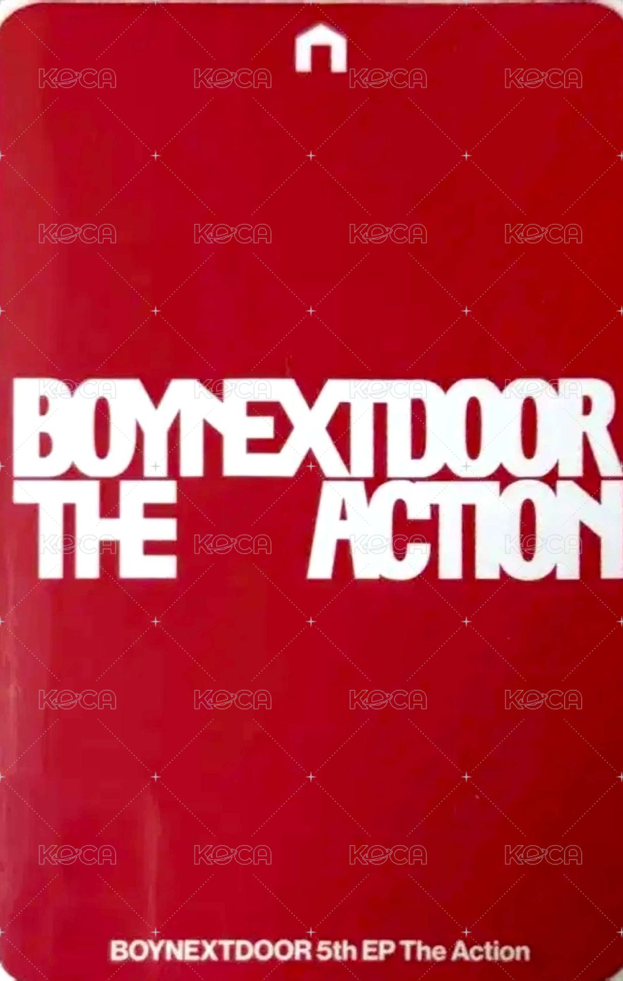 The Action MUSINSA 幸運卡  背面