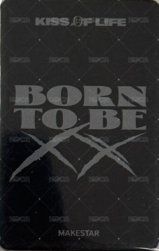 Born to be XX ms 簽售卡 米餅 背面