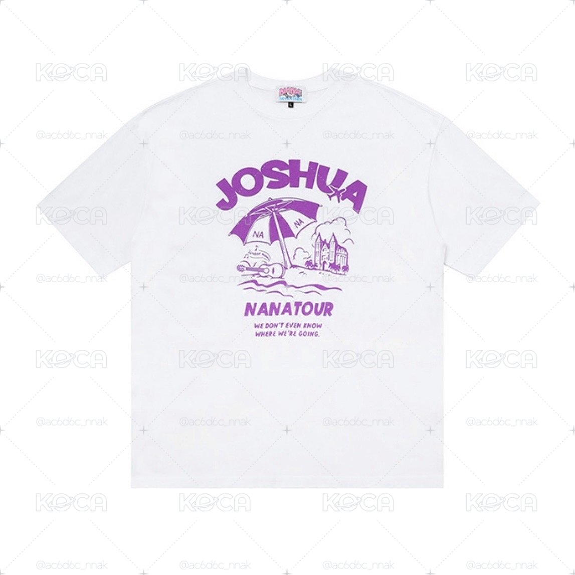 Joshua Nana tour T-shirt Italy ver. 