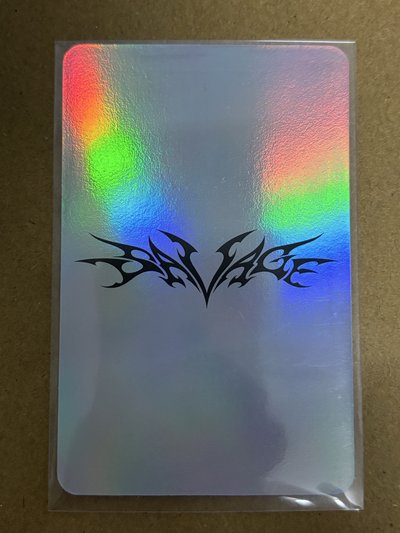 aespa Karina 柚子 Savage 專輯卡 p.o.s ver. 面具柚-50