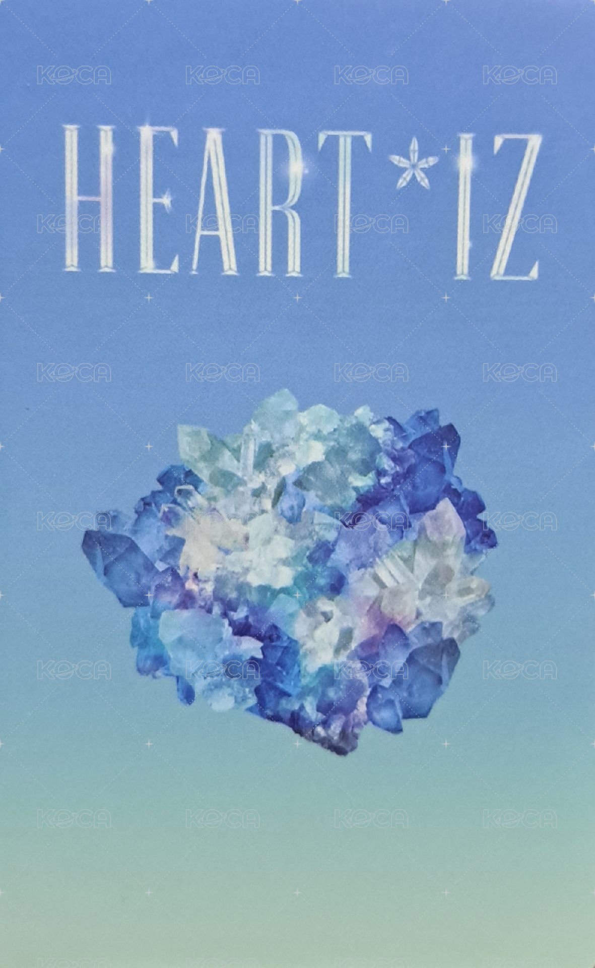 HEART*IZ 專輯卡  背面