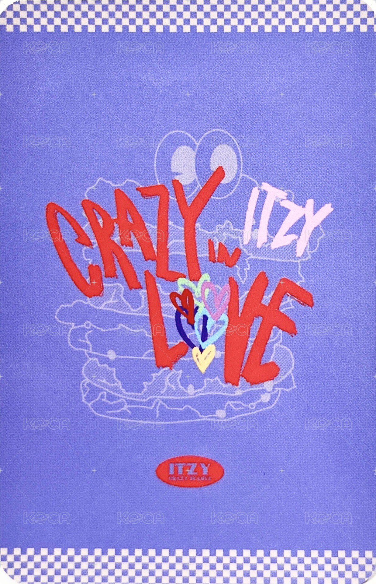 CRAZY IN LOVE sw 預售 特典卡  背面