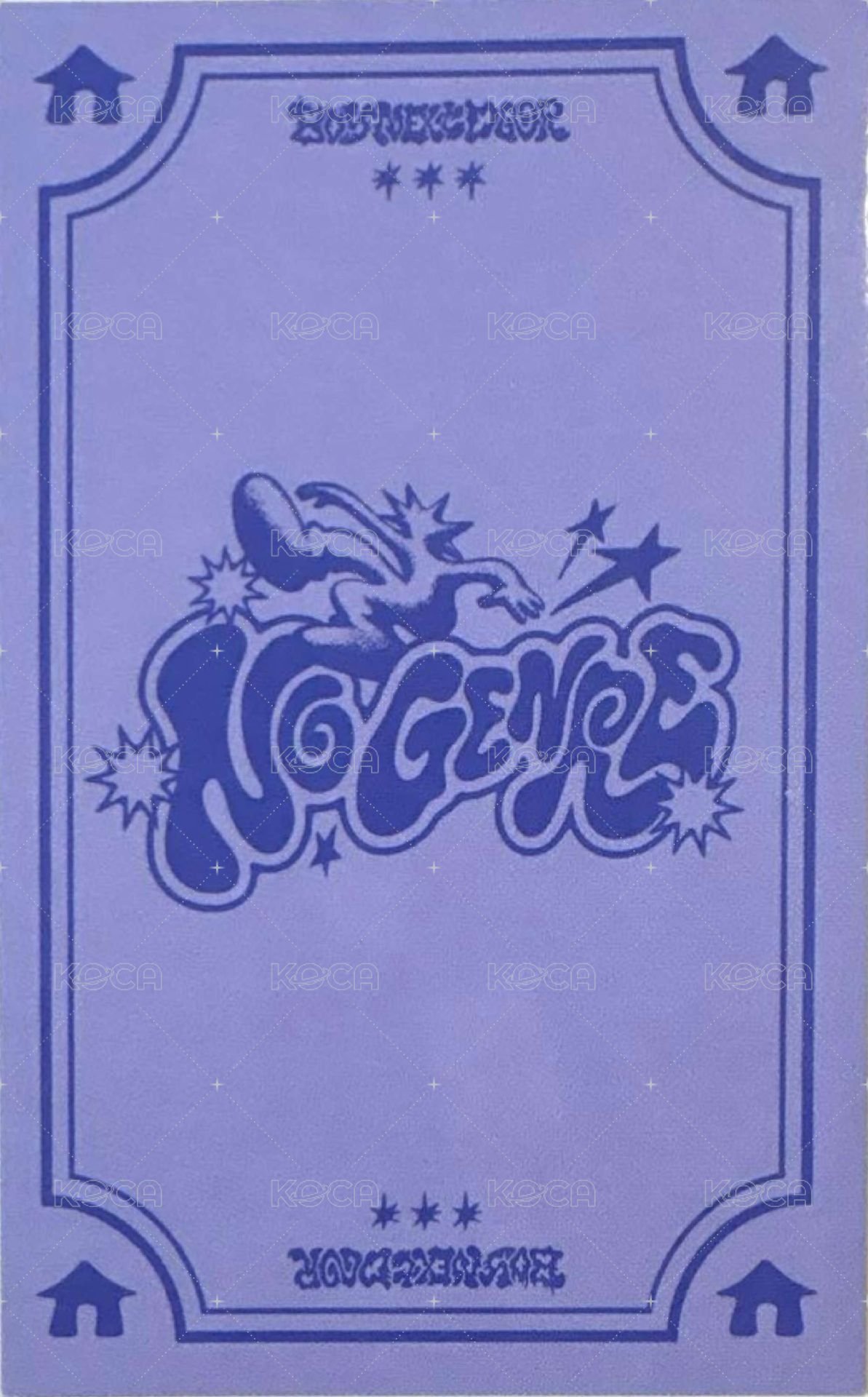 No Genre 快閃 入場卡 / 場限卡 符卡 背面