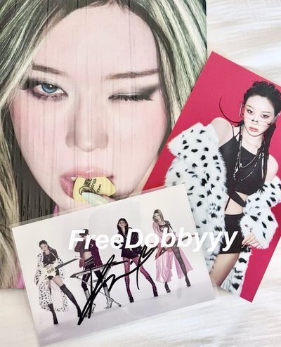 ⚡️aespa Rich Man 美通 親簽 劉知珉 Karina