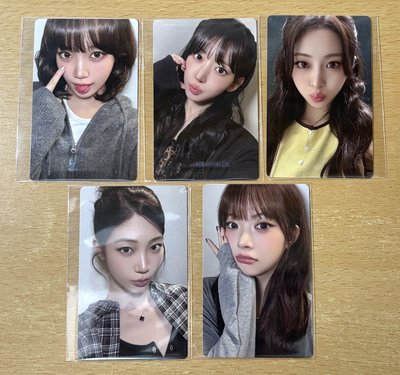 LE SSERAFIM SPAGHETTI 采源 櫻花 允真 一葉 恩採 Weverse wvs 特典 小卡