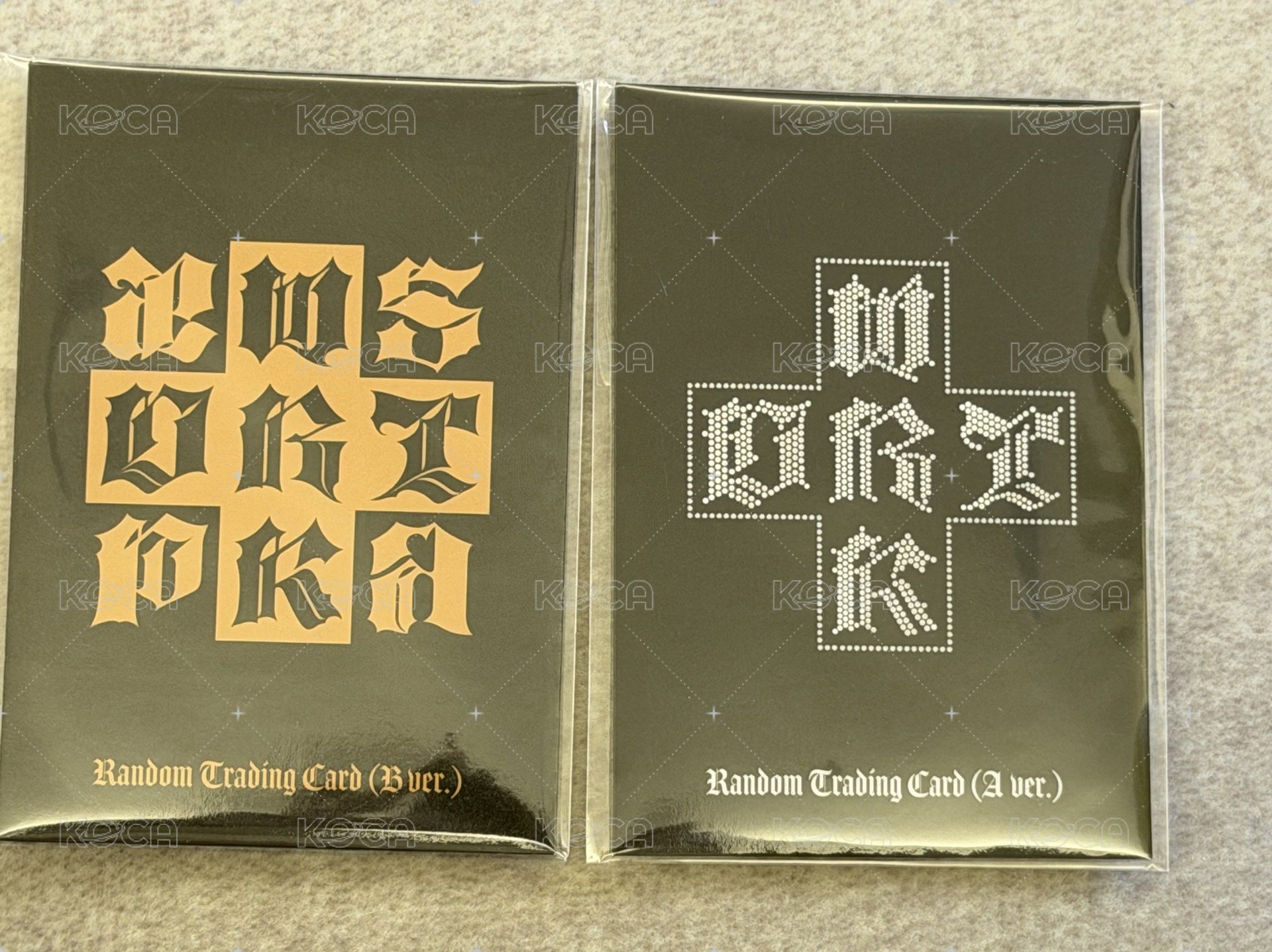 未拆卡包黑+金