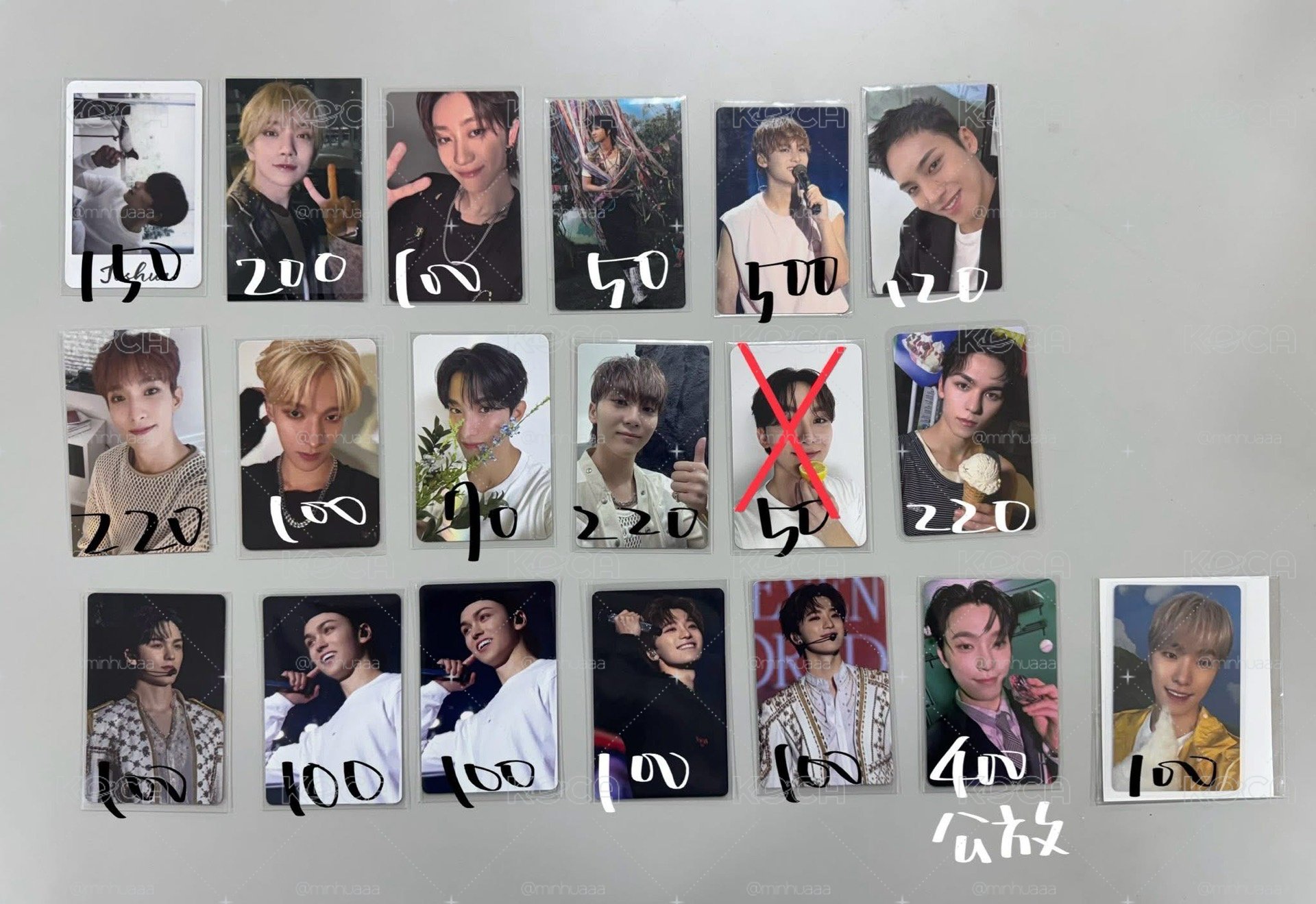 SEVENTEEN 小卡