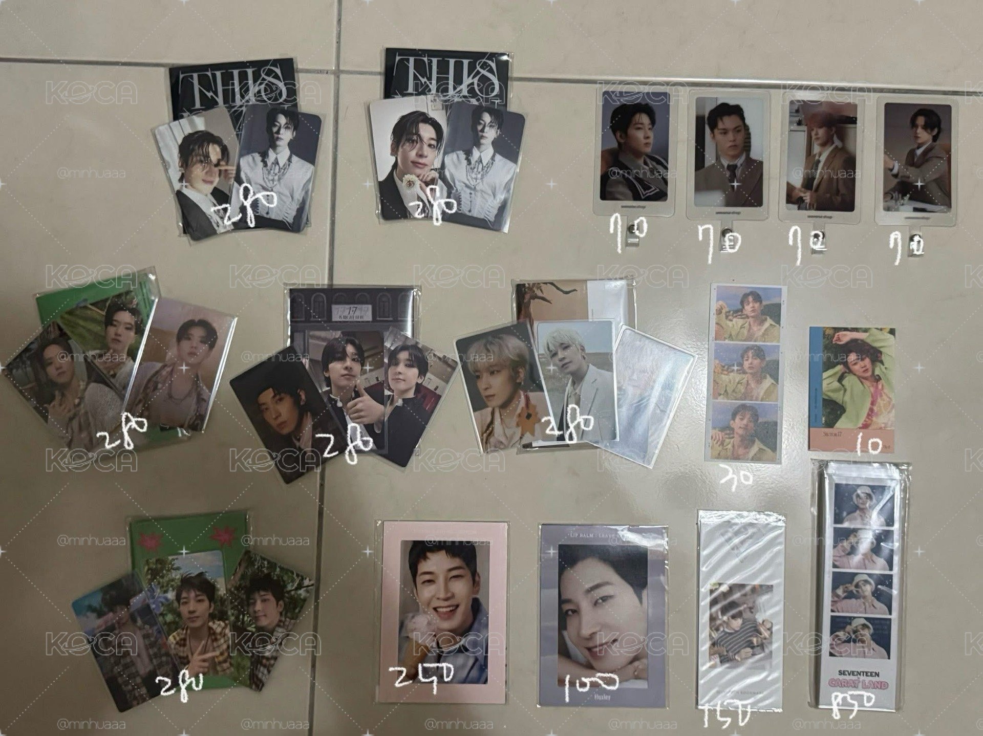 SEVENTEEN 小卡