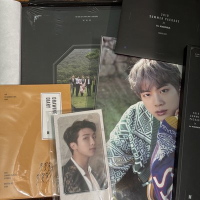2019夏寫 SUGA日記(盒損/寫真未拆)