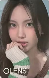 OLENS 臺版 代言卡 