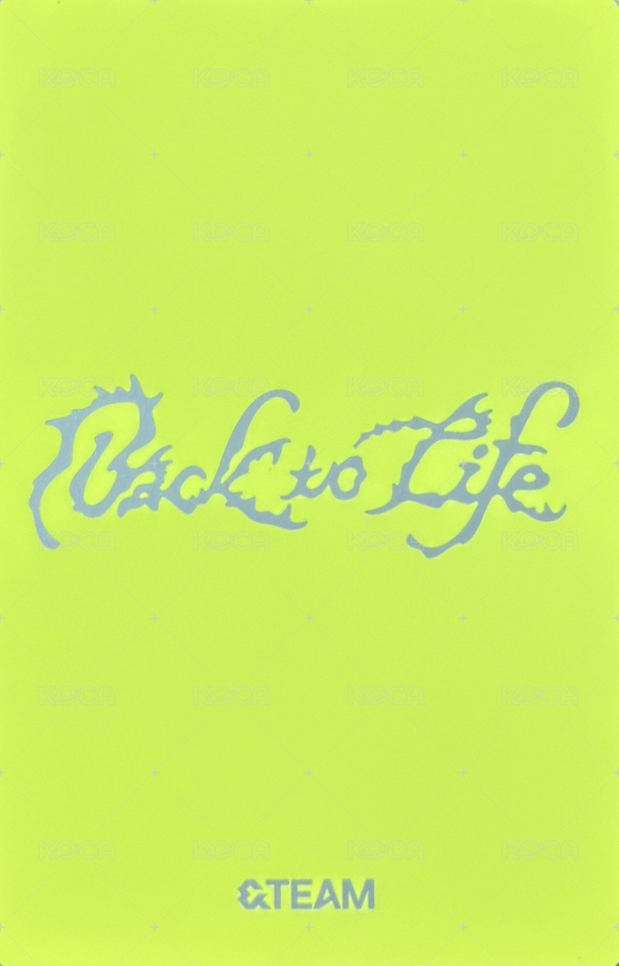 BTL 專輯卡 BREATH ver. B版 背面