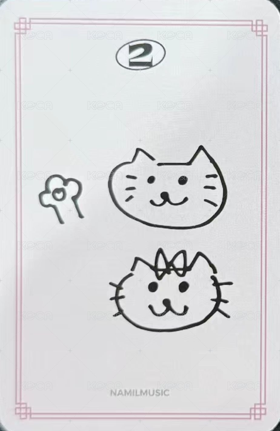 正規二 楠藝 特典卡  背面