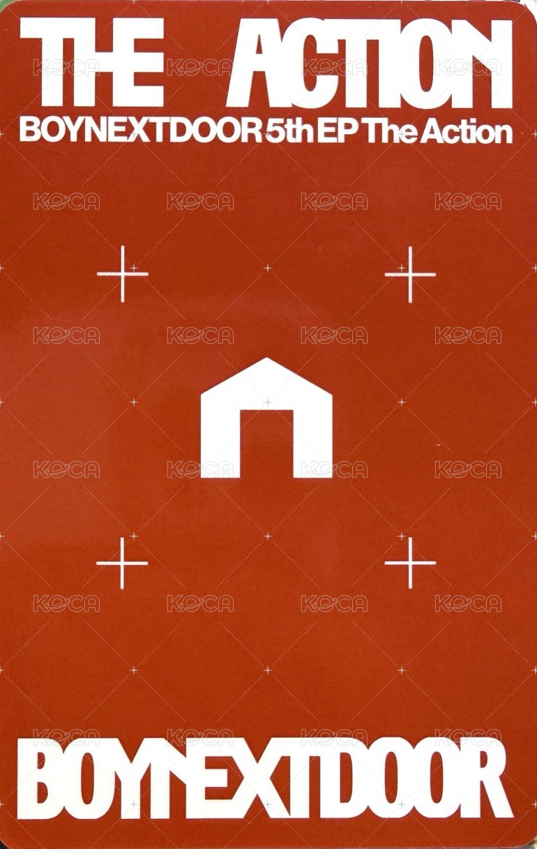 The Action 日咖 PB 特典卡  背面