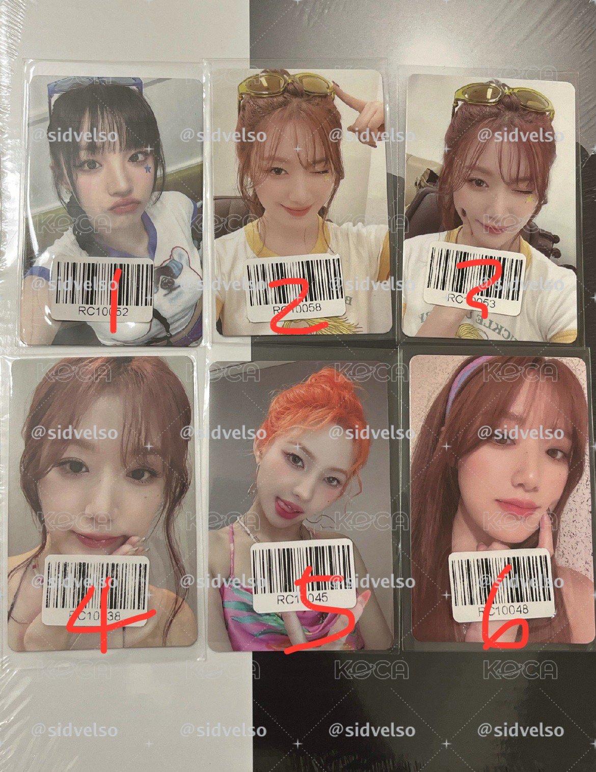 I-dle 中文卡背kms小卡
