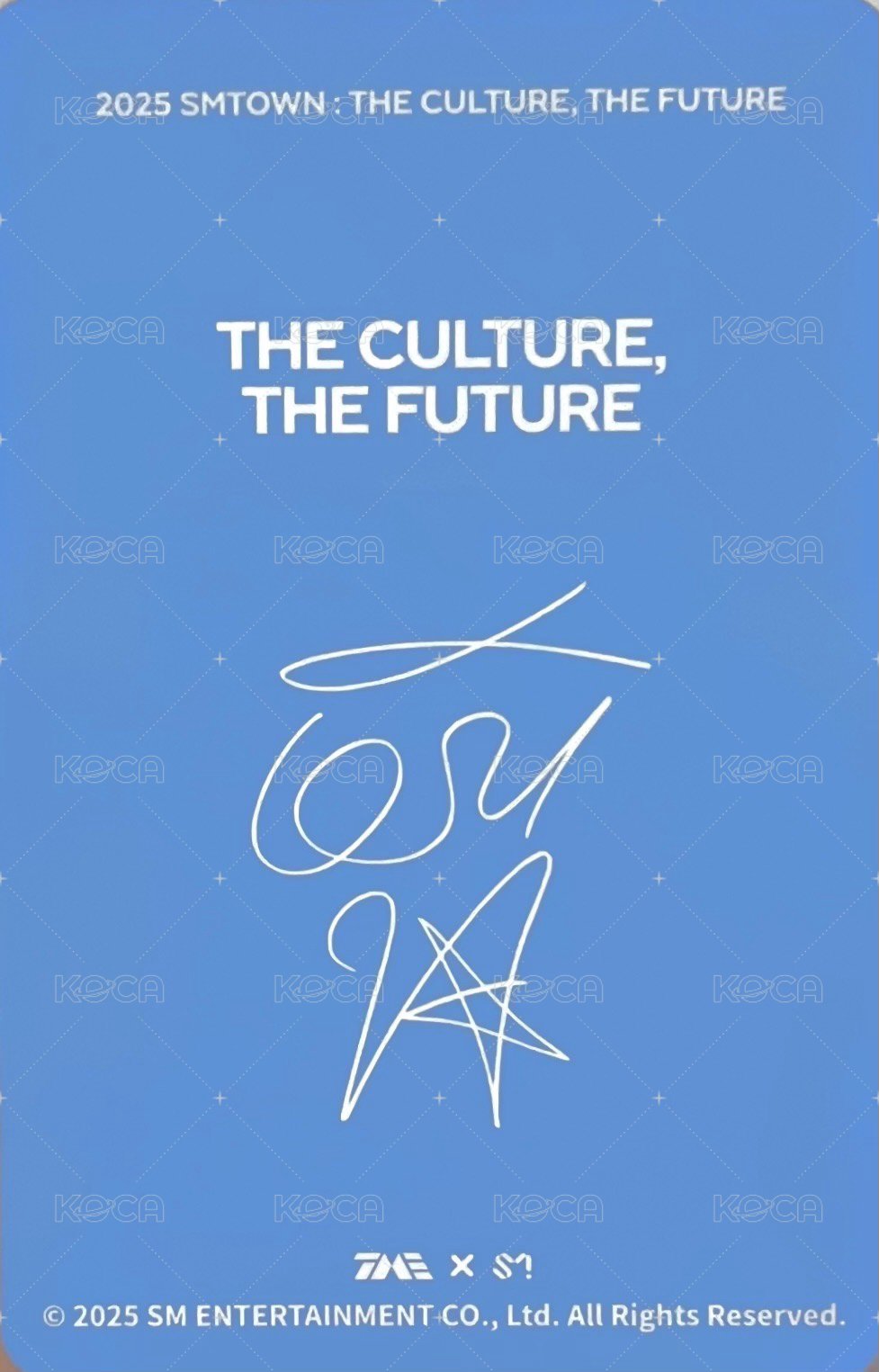 2025 SM30 QQ音樂 星光卡 碎片姐 背面