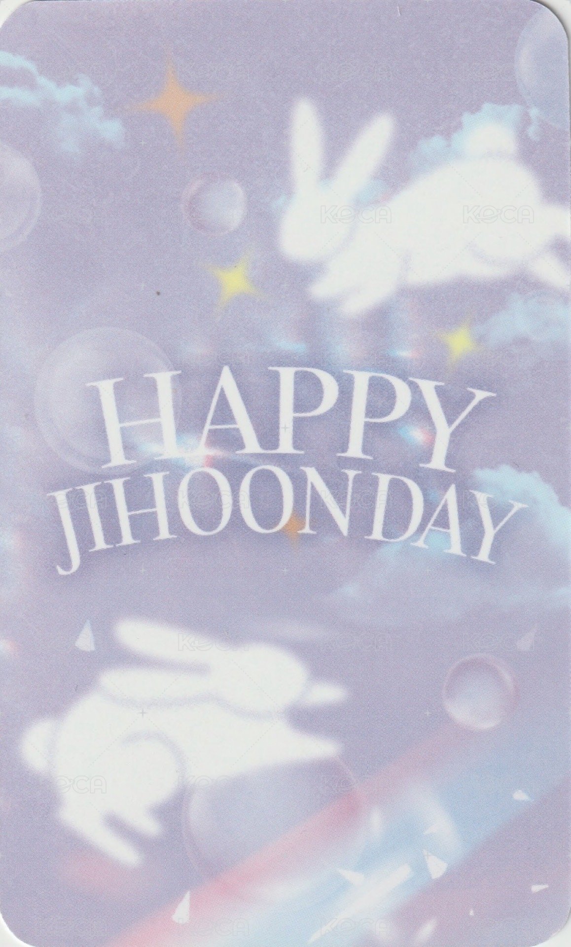 25th BIRTHDAY 滿額卡  背面