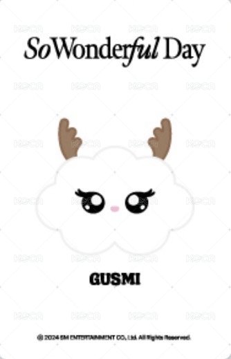 2024生日快閃 周邊卡 娃娃卡 背面